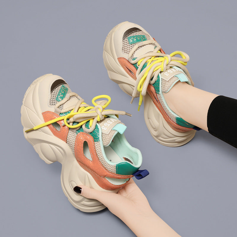 Thick Bottom Height Increasing Insole Summer Outside Sneakers