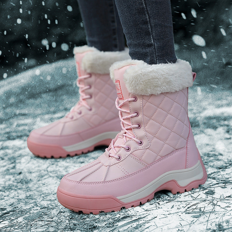 Women's Winter Plush Insulated Comfortable Sports Outdoor Snow Boots