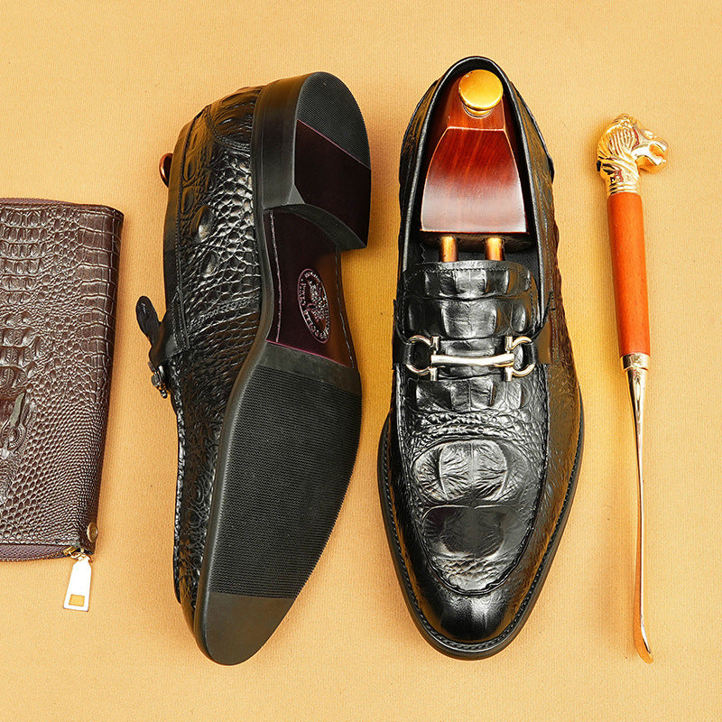 Men's Cool Durable Plus Size Business Leather Shoes