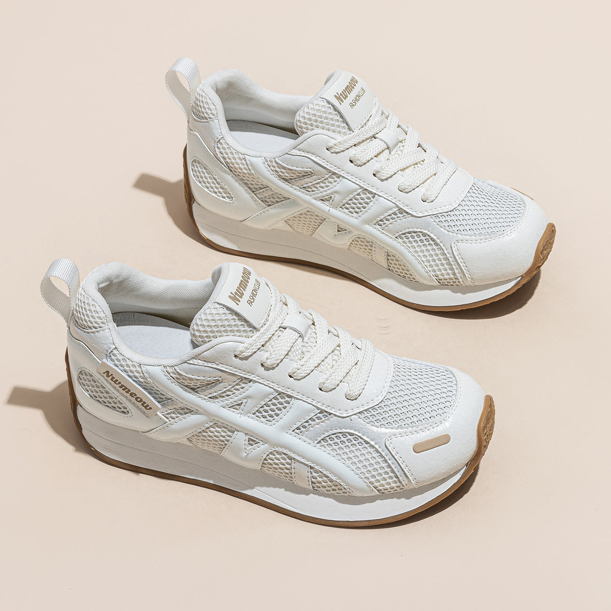 Women's Genuine Platform Dad Spring Height Increasing Sneakers