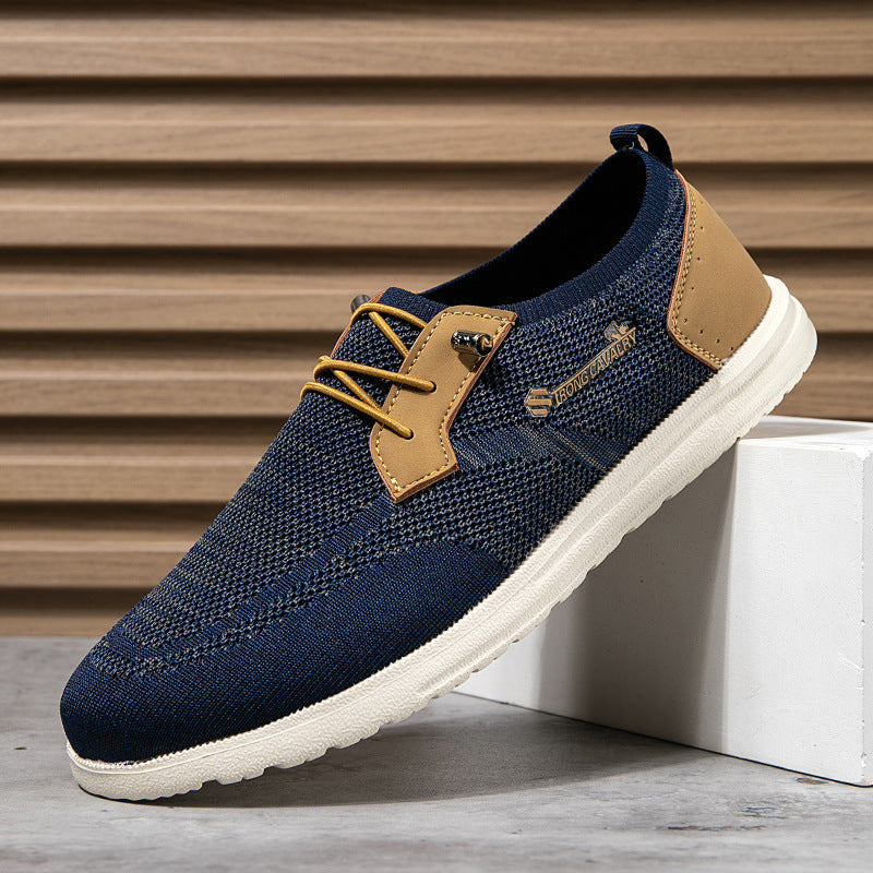 Men's Spring Lightweight Breathable Plus Size One Casual Shoes