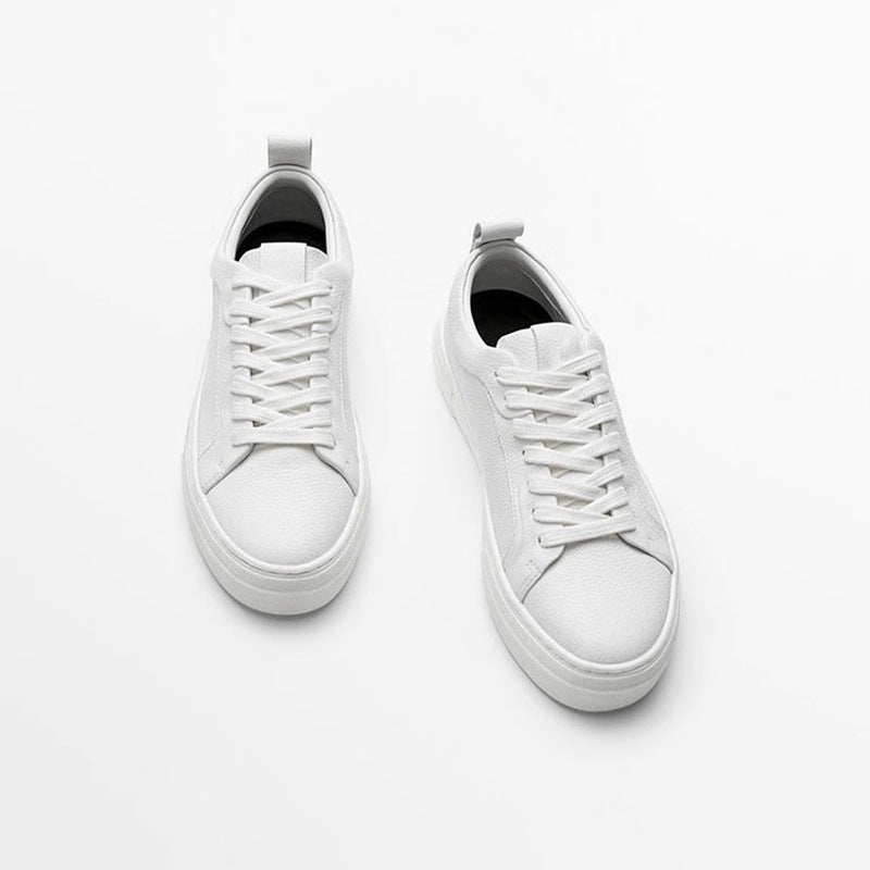 Women's Round Head Platform White Korean Fashion Women's Casual Shoes