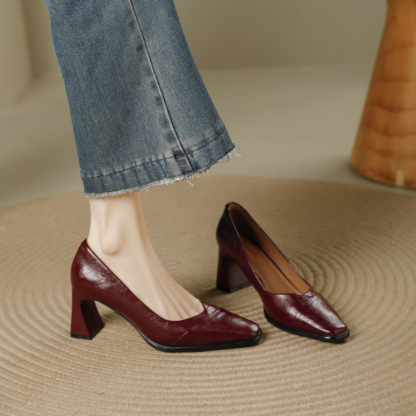 Women's Retro Chunky Spring Minimalist Style Commute Women's Fashion Shoes