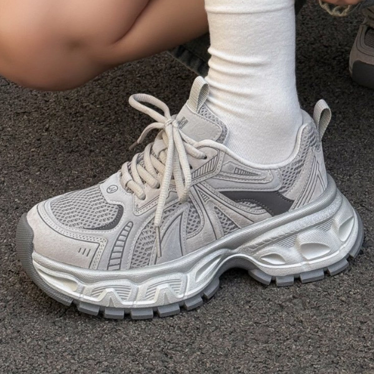 Women's Dad Spring Small Height Increasing Thick Women's Casual Shoes