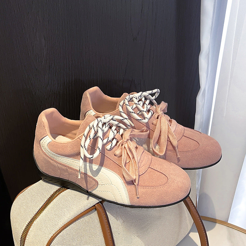 Women's Su Korean Style Retro Lace Up Casual Shoes