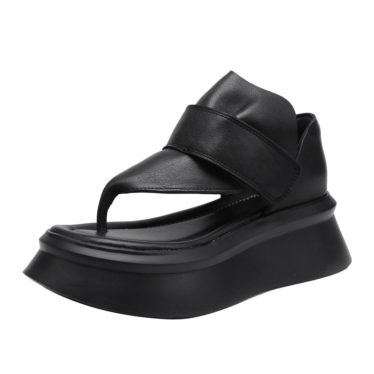 Women's Outdoor First Layer Cowhide Soft Bottom Sandals