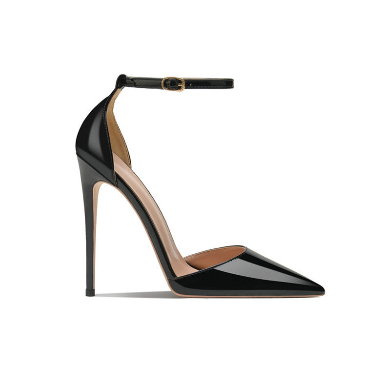 Women's Pointed Toe Shallow Mouth Stiletto High Heeled Sandals