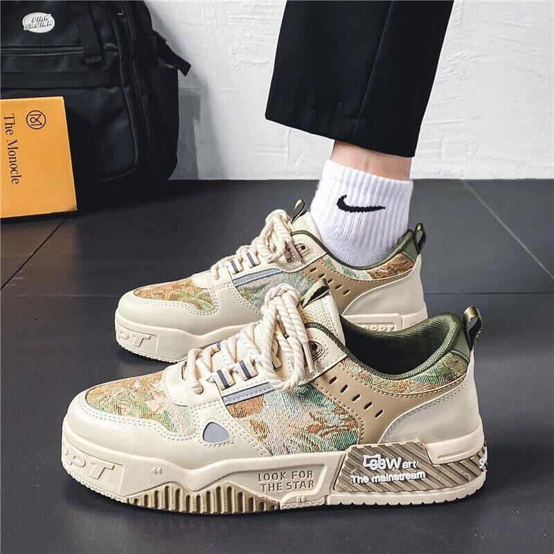 Men's Spring Breathable For Male Trendy Platform Casual Shoes