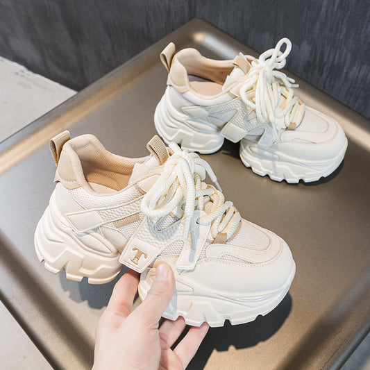 Magnetic Vibration Thick Sole Lightweight Fleece-lined Women's Shoes