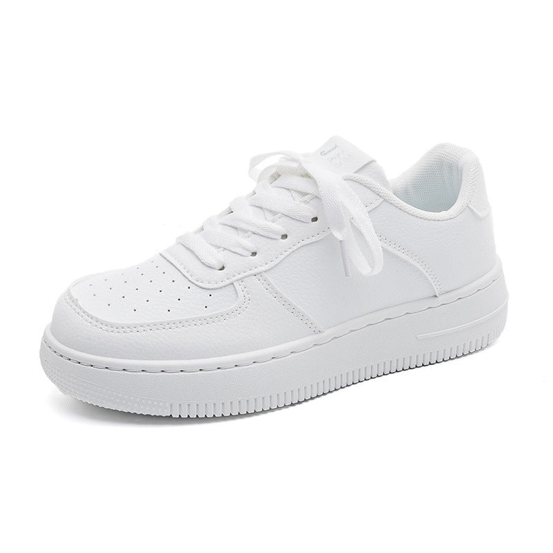 Women's White For Summer Versatile Breathable Sports Sneakers