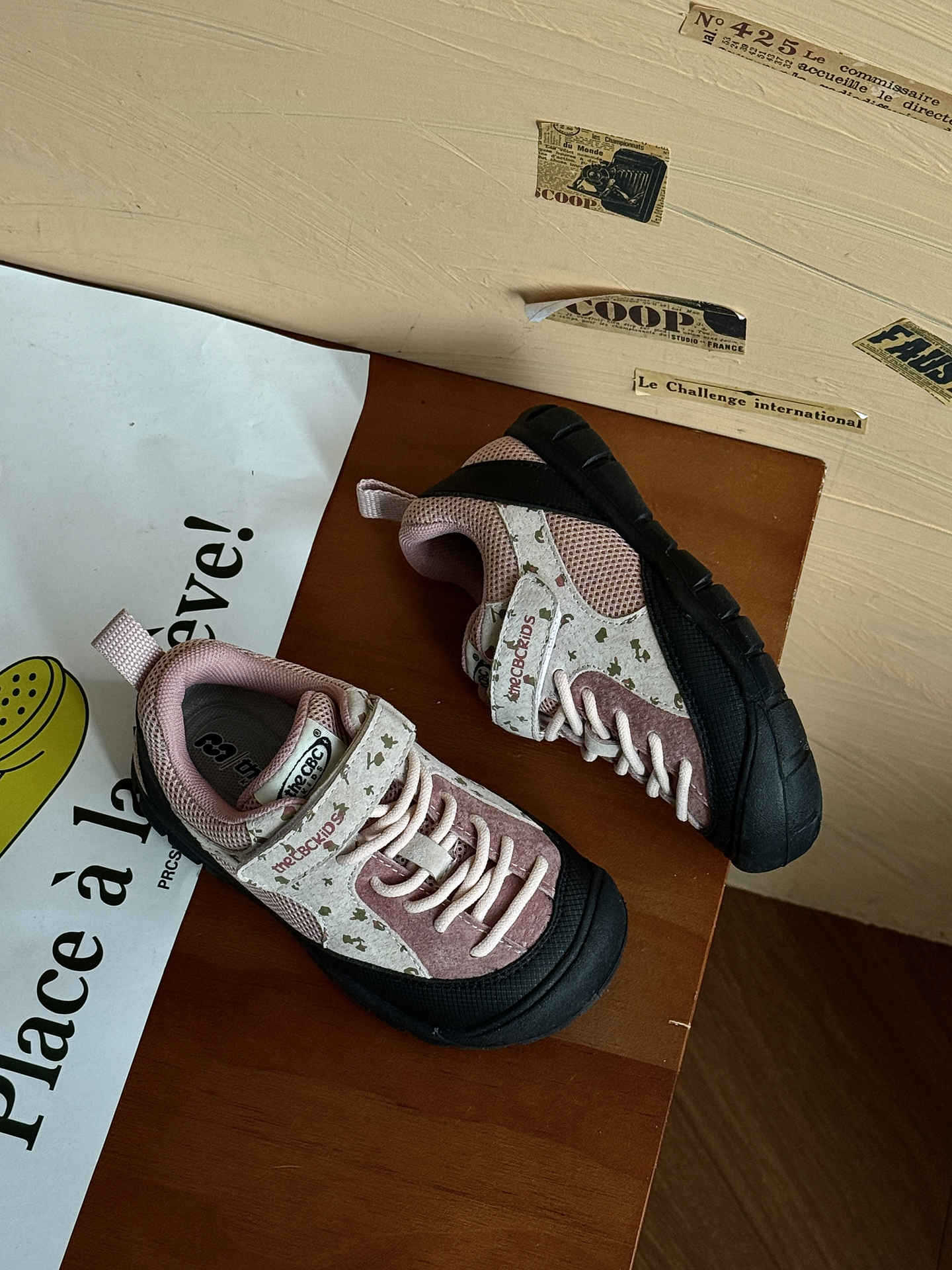 Children's Retro Outdoor Boys Neutral Function Hiking Rubber Children's Sports Shoes