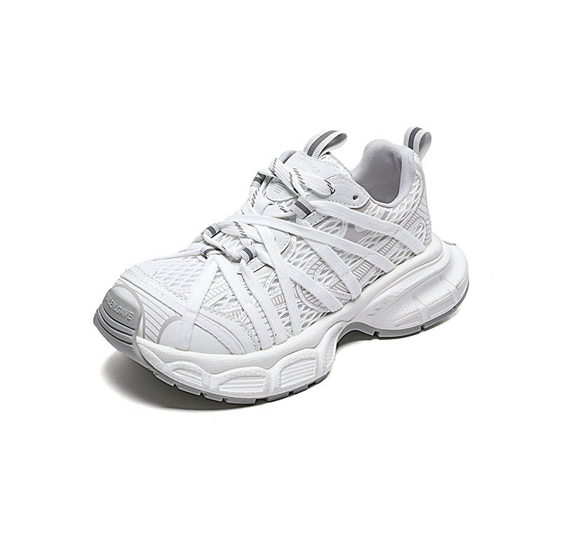 Women's Paris Spider Web Big Head Dad Spring Sneakers