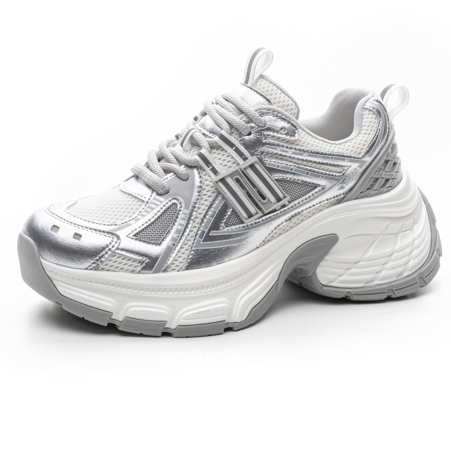 Women's Spring Breathable Mesh Blue Whale Dad Deep Women's Sports Shoes