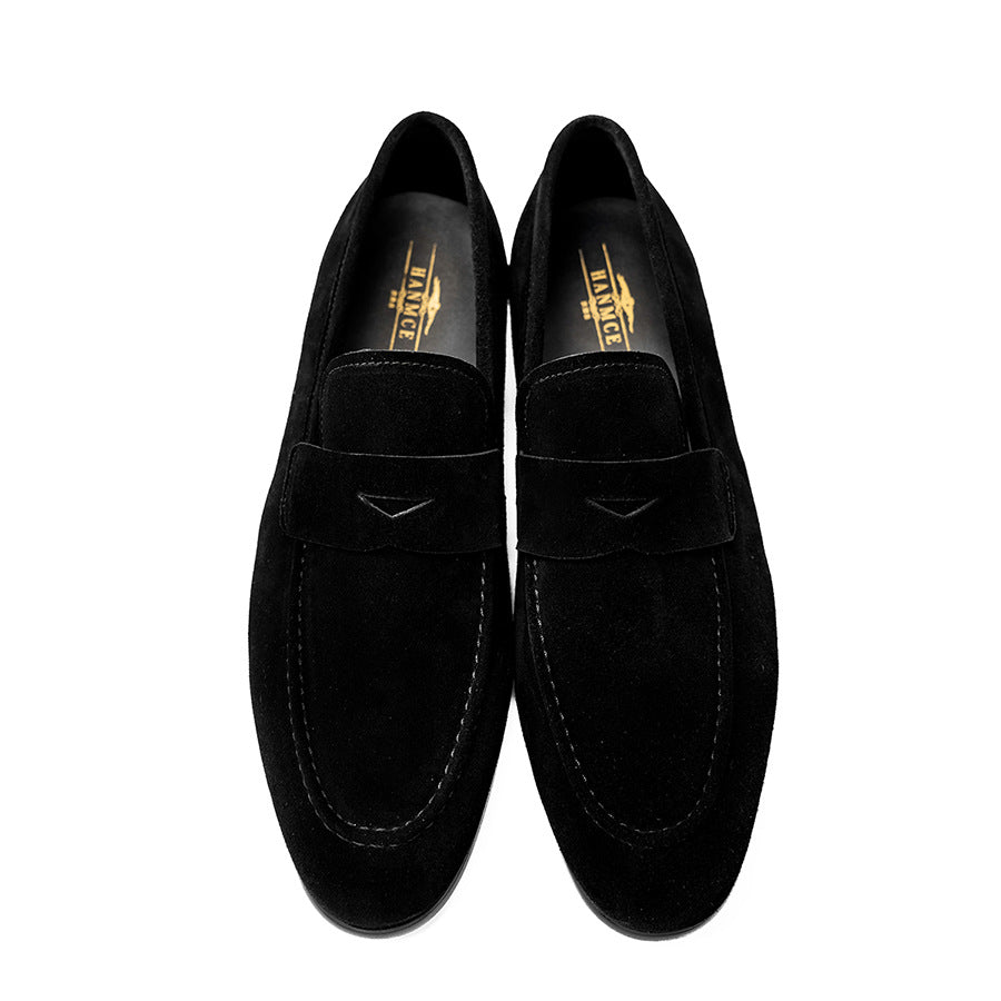 Men's Style Cow Split Business Slip-on Slip Loafers/doug Shoes