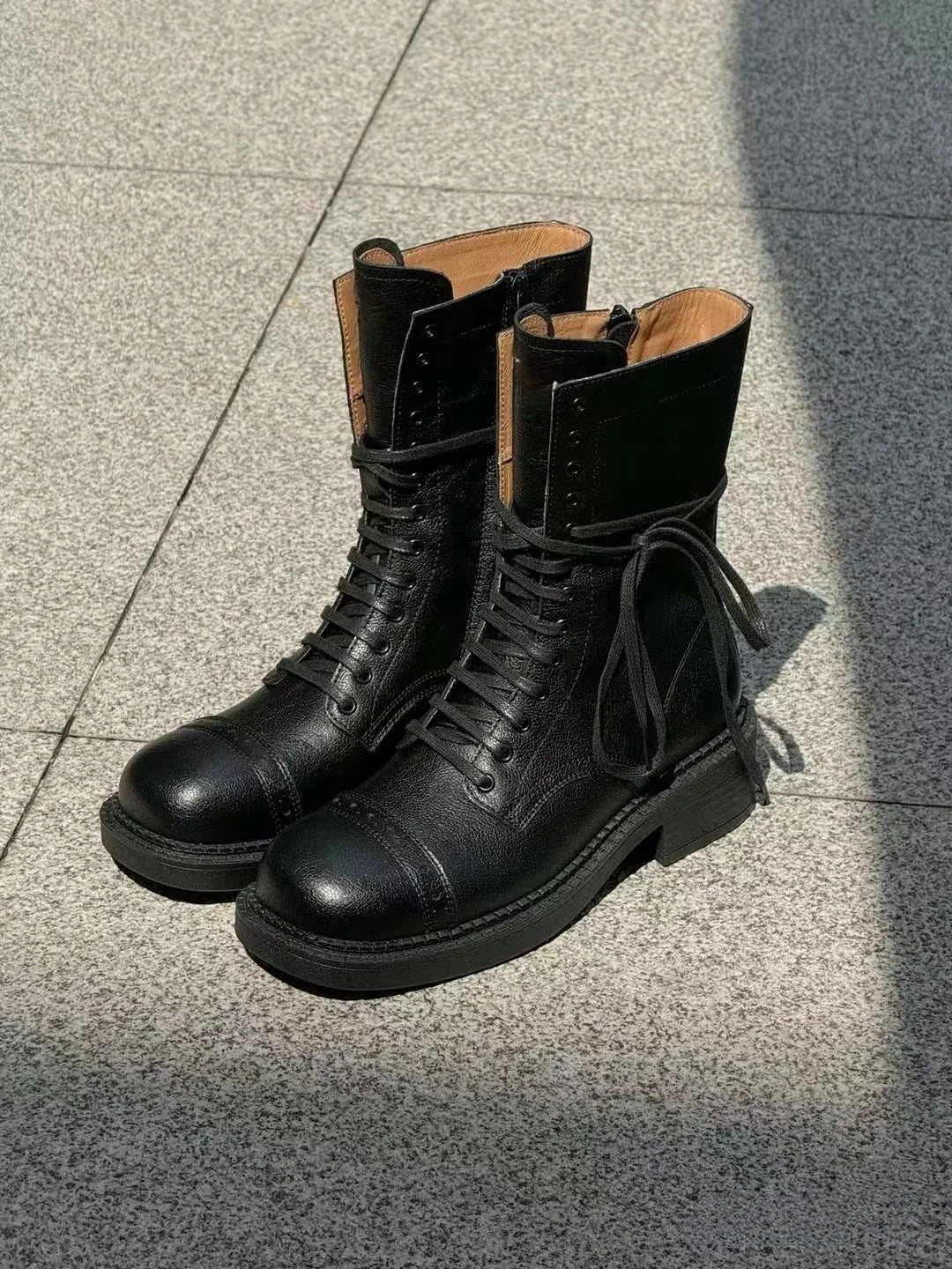 Women's Martin For Height Increasing Knight British Style Boots