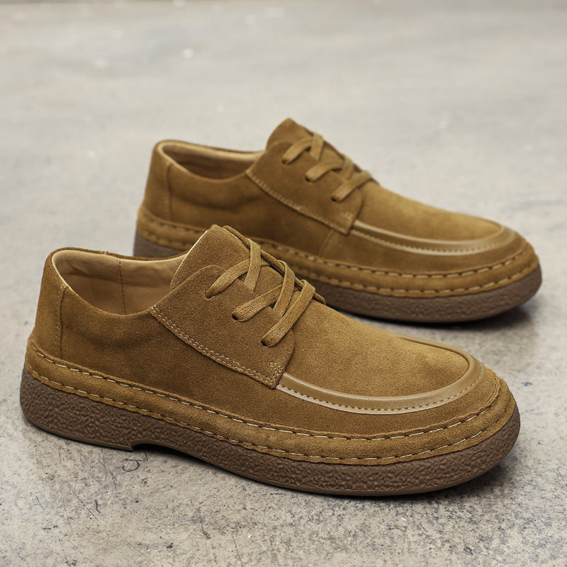 Men's Spring Matte Versatile Trend Retro British Men's Shoes