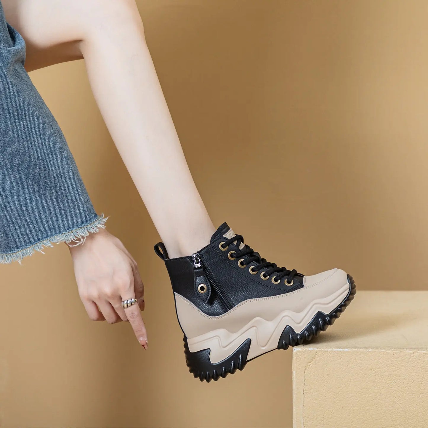 Women's Small Elevator Wild Fashion Platform Dad Women's Sports Shoes