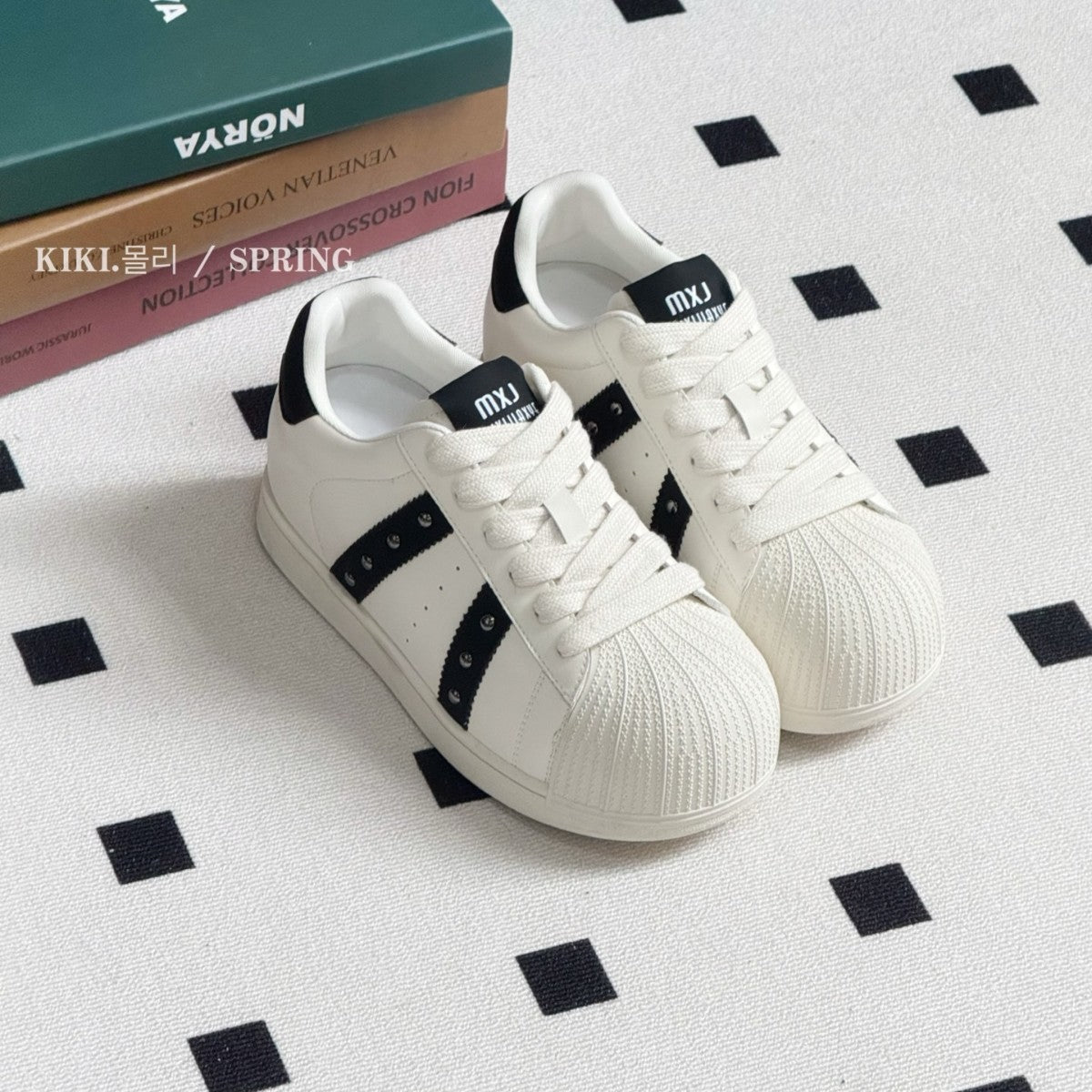 Women's Increasing Insole Shell Toe Board Trendy Women's Casual Shoes