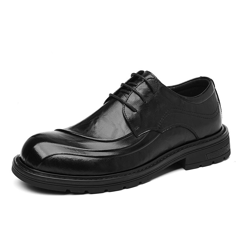 Men's Toe Trendy British Formal Wear Plus Leather Shoes