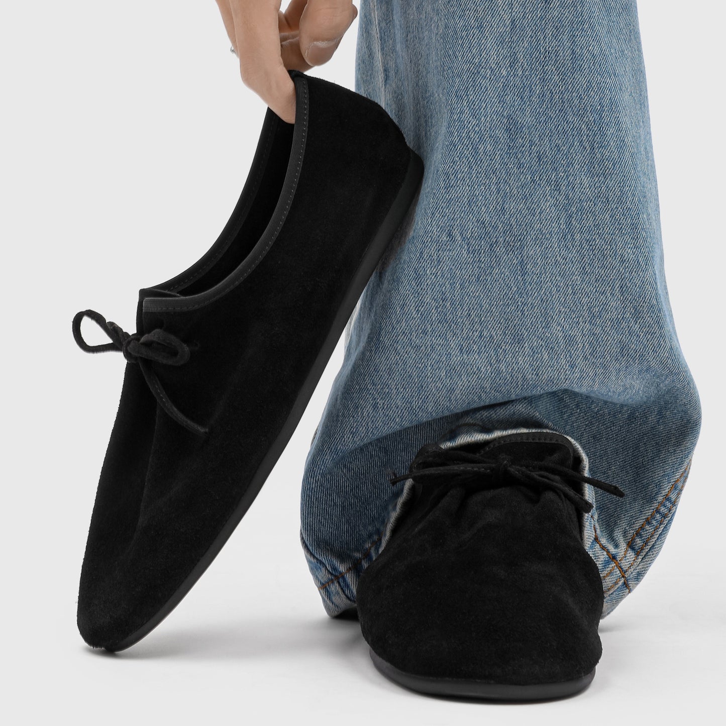 Trendy Flat Pumps Loose Feeling Simple Monk Soft Bottom Loafers/doug Shoes