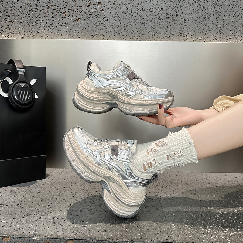 Women's Authentic Clunky Autumn Retro Easy Matching Lightweight Soft Women's Sports Shoes