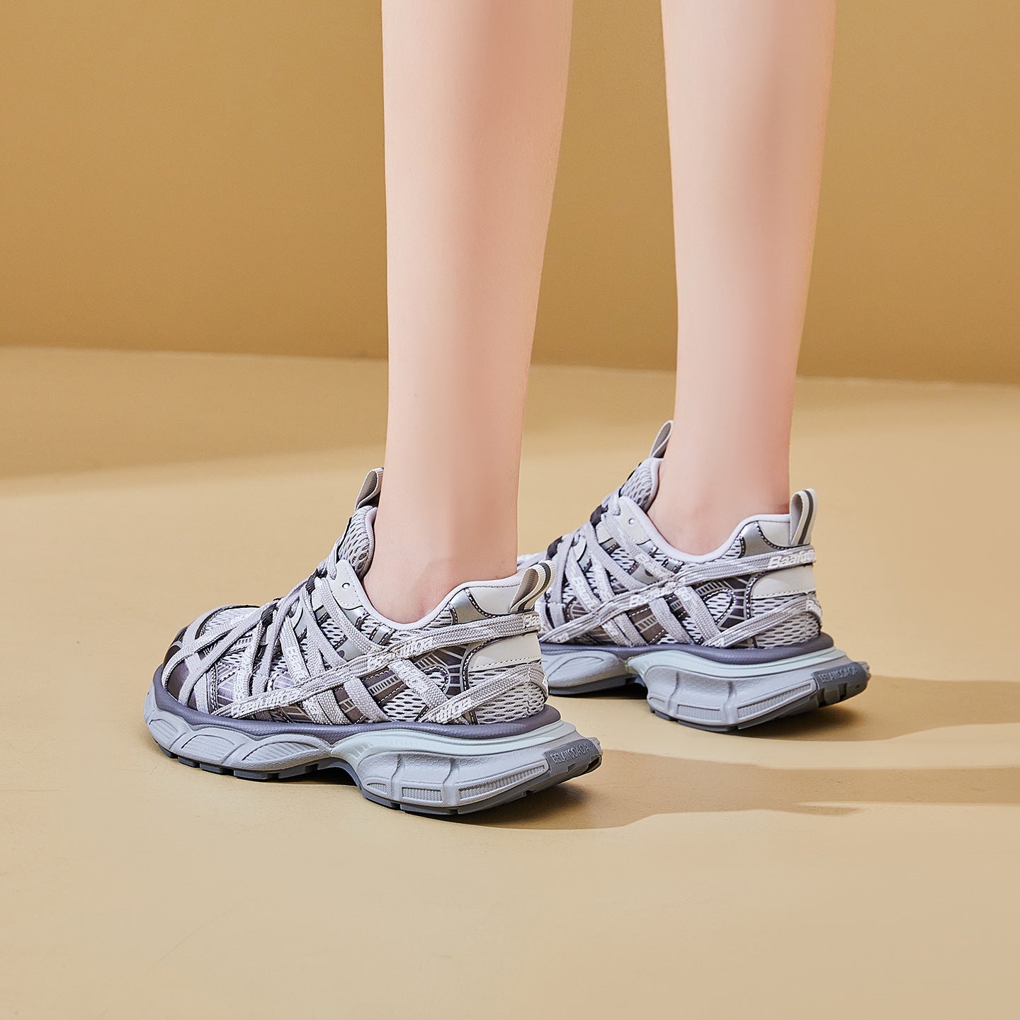 Women's Dad Fashionable Summer Korean Style Thick Women's Sports Shoes