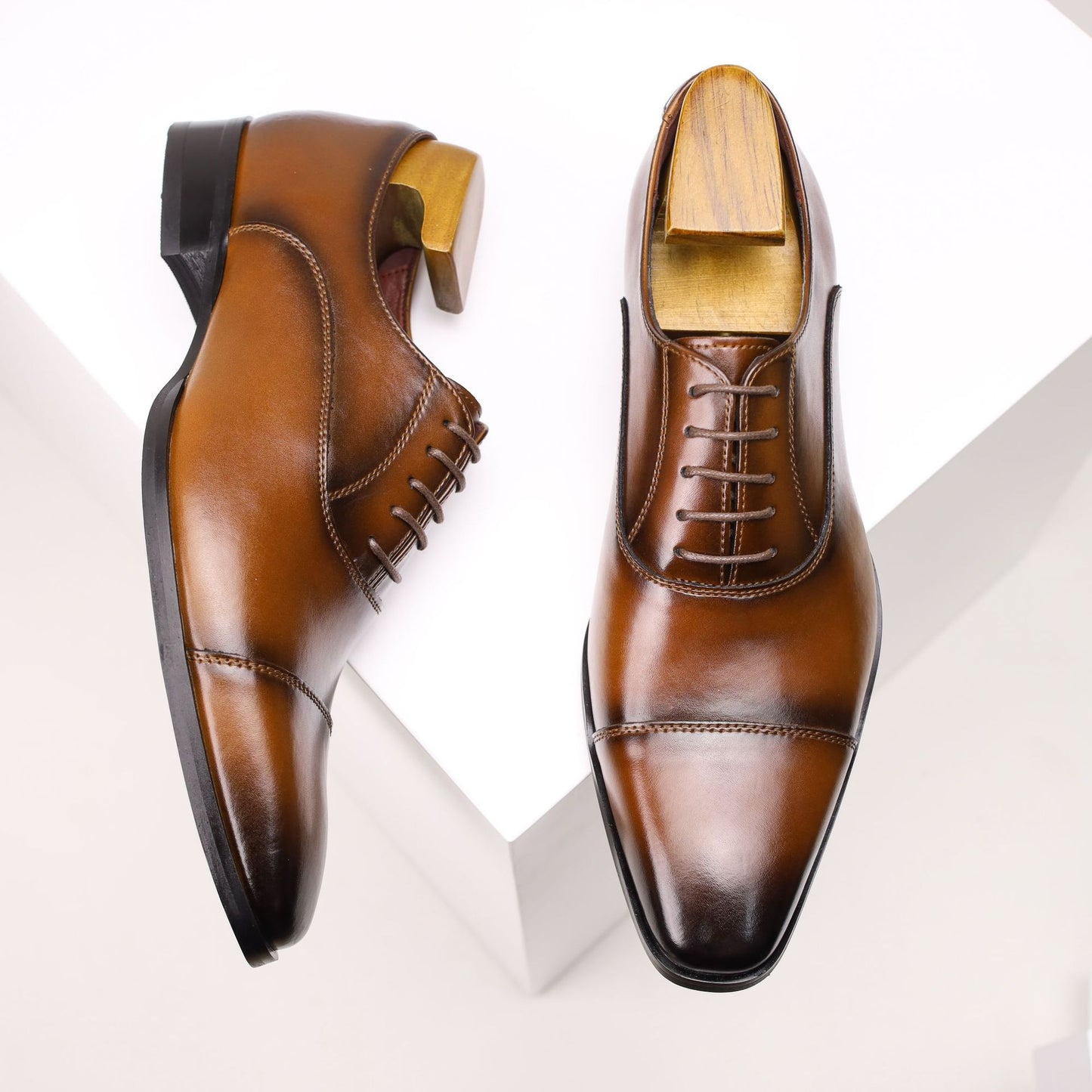 Men's Plus Size Formal Wear Genuine Wedding Leather Shoes