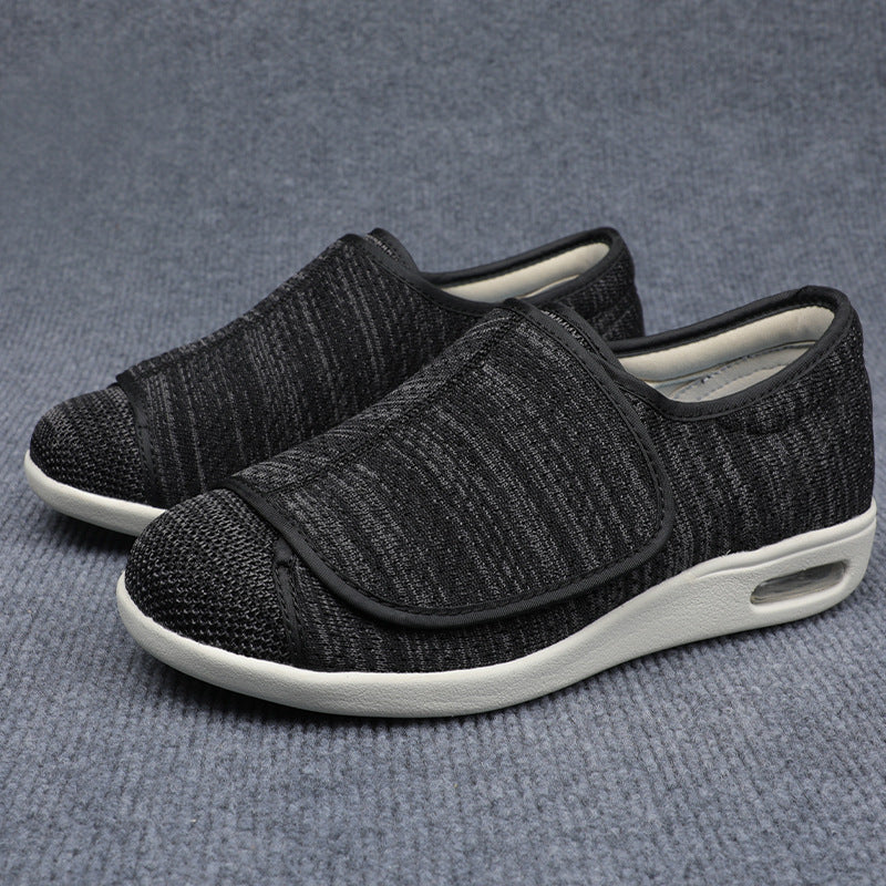 Women's & Men's Daily Walking Breathable Swollen Feet Width Middle-aged Mother Shoes