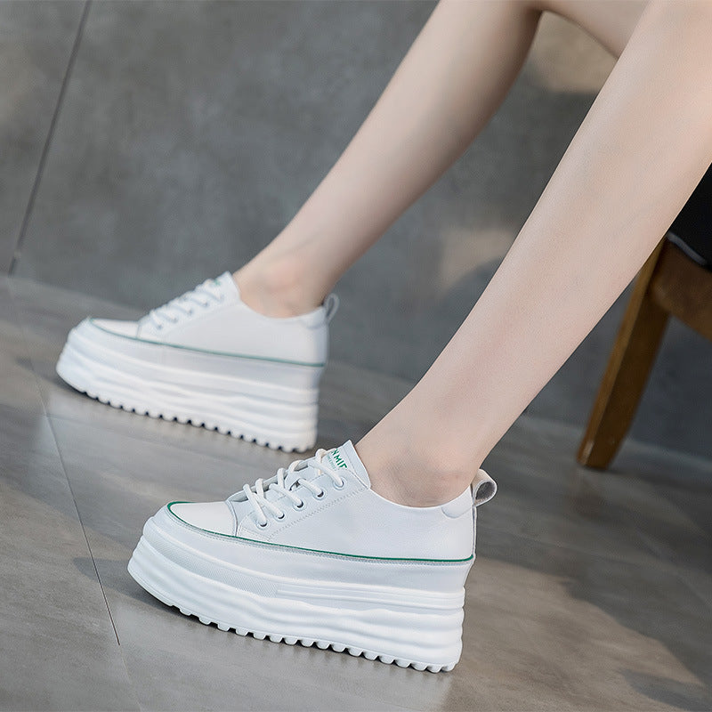 Women's & Men's Autumn Waterproof Platform Height Increasing Insole Casual Shoes
