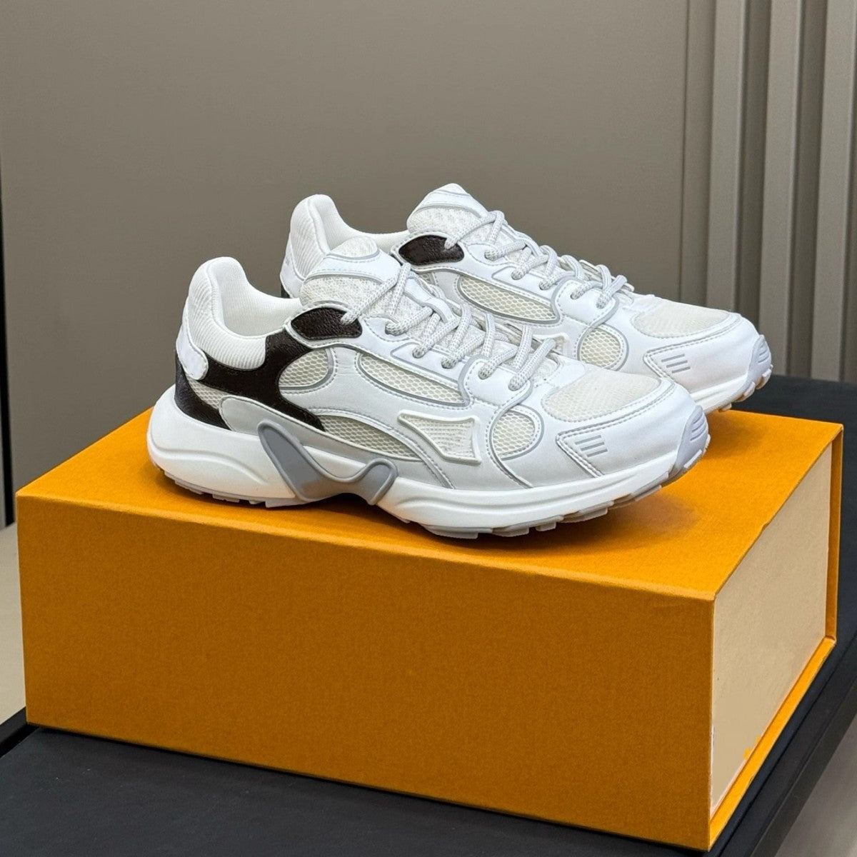 Sier Horn King Color Matching Female Running Couple Women's Sports Shoes