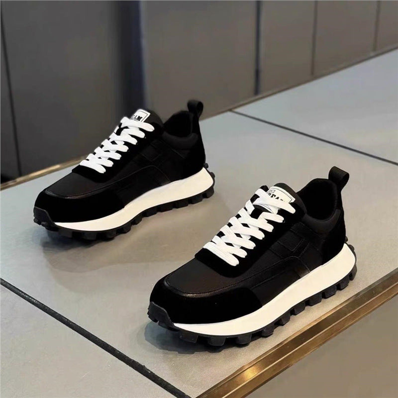 Men's Trend Cloth Surface Breathable Solid Color Fashion Lightweight Korean Sports Men's Casual Shoes