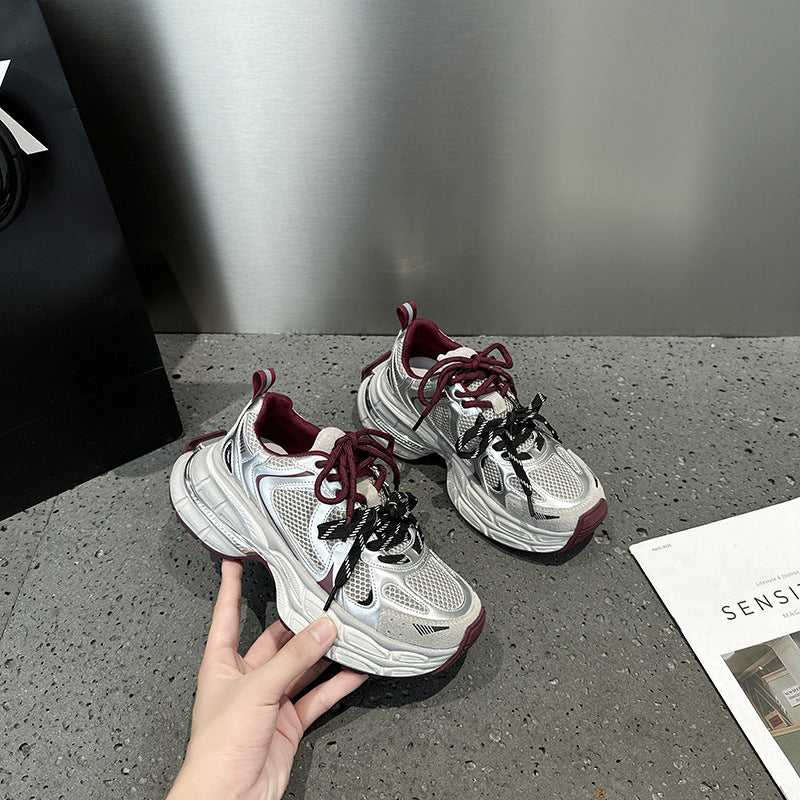 Women's Platform Dad Korean Breathable Lightweight Sneakers