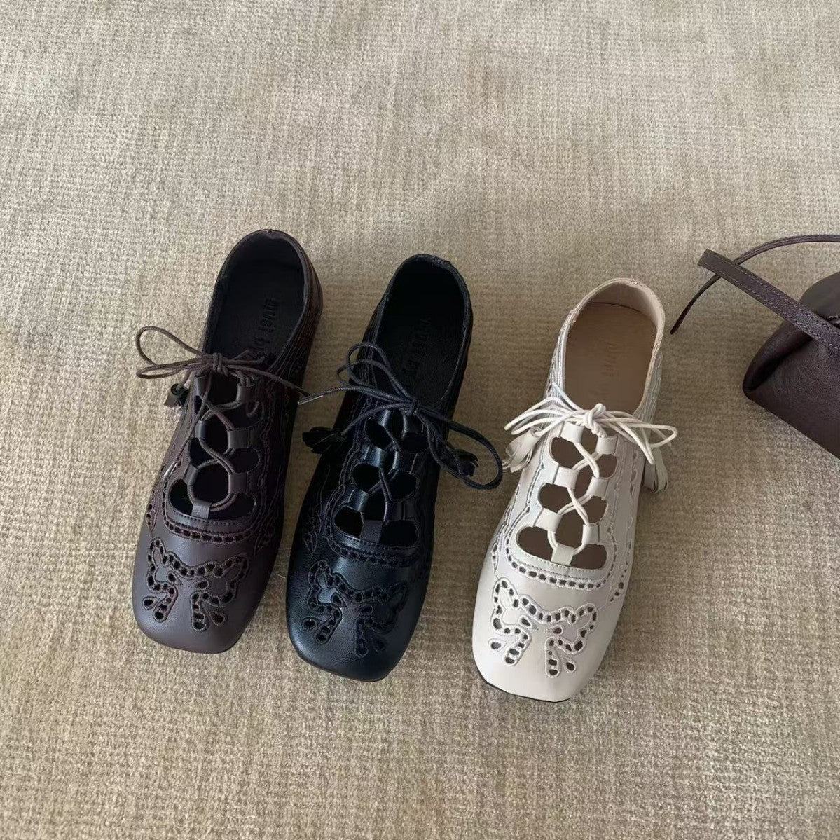 Women's Retro Niche Design Hidden Height Increasing Single-layer Commuter Mori Men's Shoes