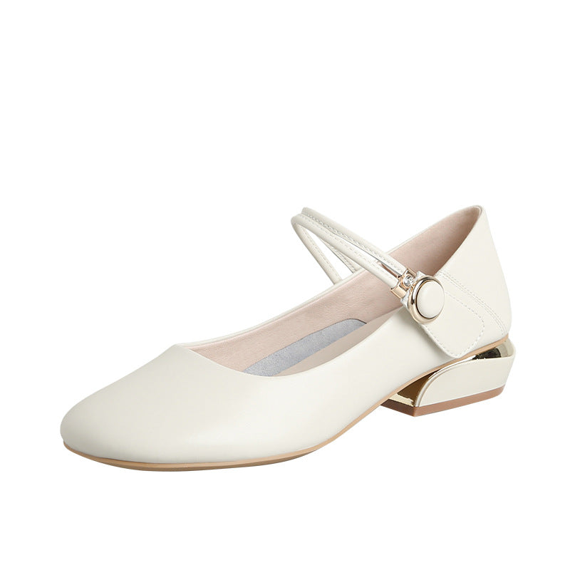 Women's Jane Low-cut Chunky Magic Stick Flat Casual Shoes