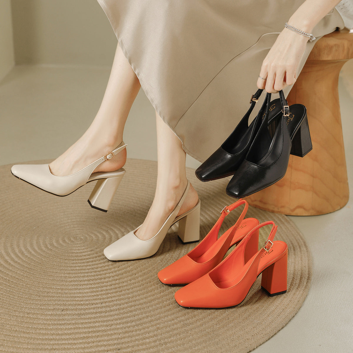 Women's Toe Dress Temperamental Minority Simple Back Empty Sandals