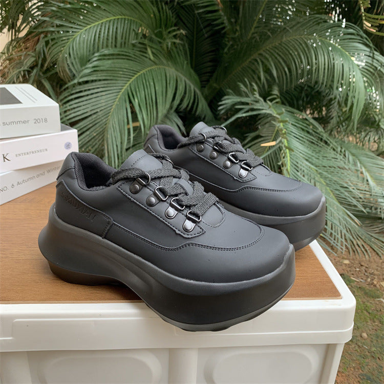 Women's Small Woven Dad Summer Thick Bottom Breathable Muffin Women's Sports Shoes