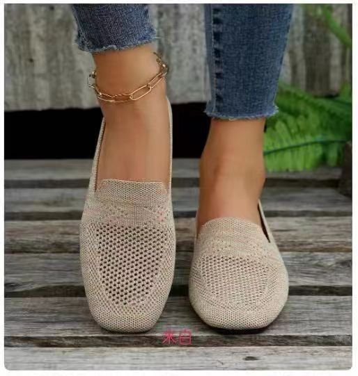 Women's Summer Plus Size Round Toe Flat Casual Shoes