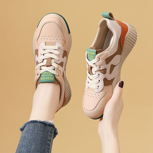 Women's Sports Fashion Genuine Board Soft Bottom Casual Shoes