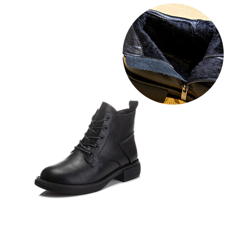 Women's Chelsea Retro Martin Plus Size Short Boots