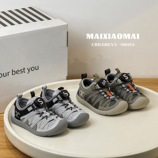 Children's Mai Single Mesh Fashion Rotating Buckle Children's Sports Shoes