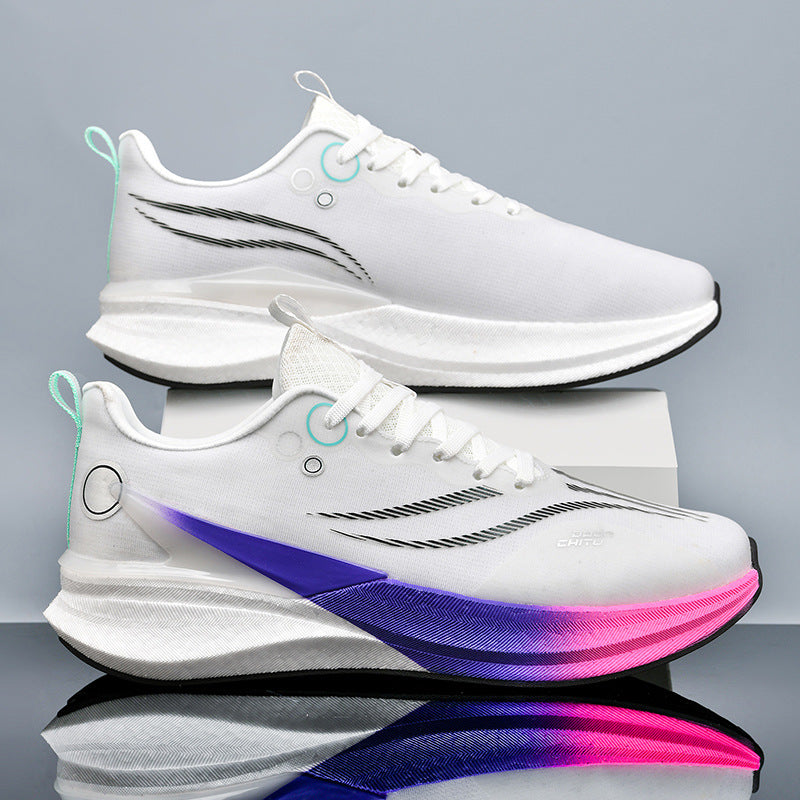Women's & Men's Running Carbon Plate Shock Absorption Racing Flying Sneakers