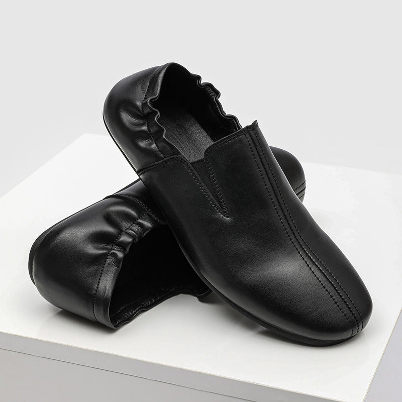 Men's Flat Toe Slip-on Derby Commuter British Loafers/doug Shoes