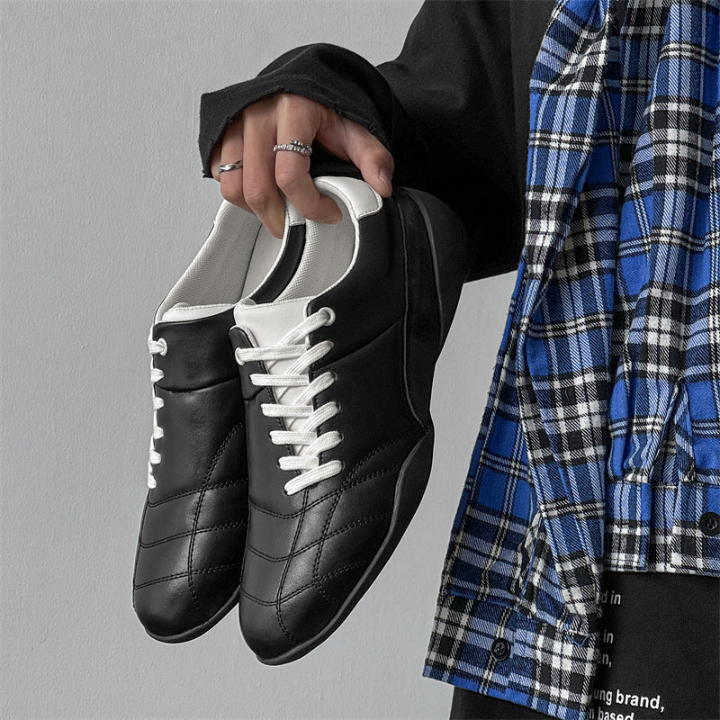 Trendy German Training Slant Strap Retro Leisure Sports Couple Flat Men's Casual Shoes