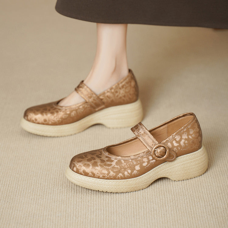 Women's Style Super Light Skirt Pumps Authentic Platform Shallow Mouth Thick Men's Shoes