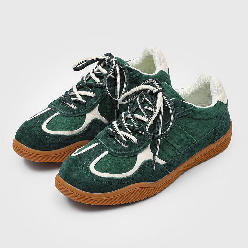 Men's Flat Suede British Style German Training Men's Board Shoes