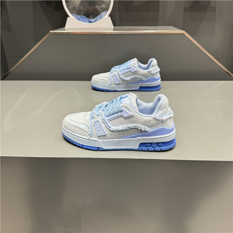 Women's & Men's Four Fashion Platform Trend Comfortable Sneakers