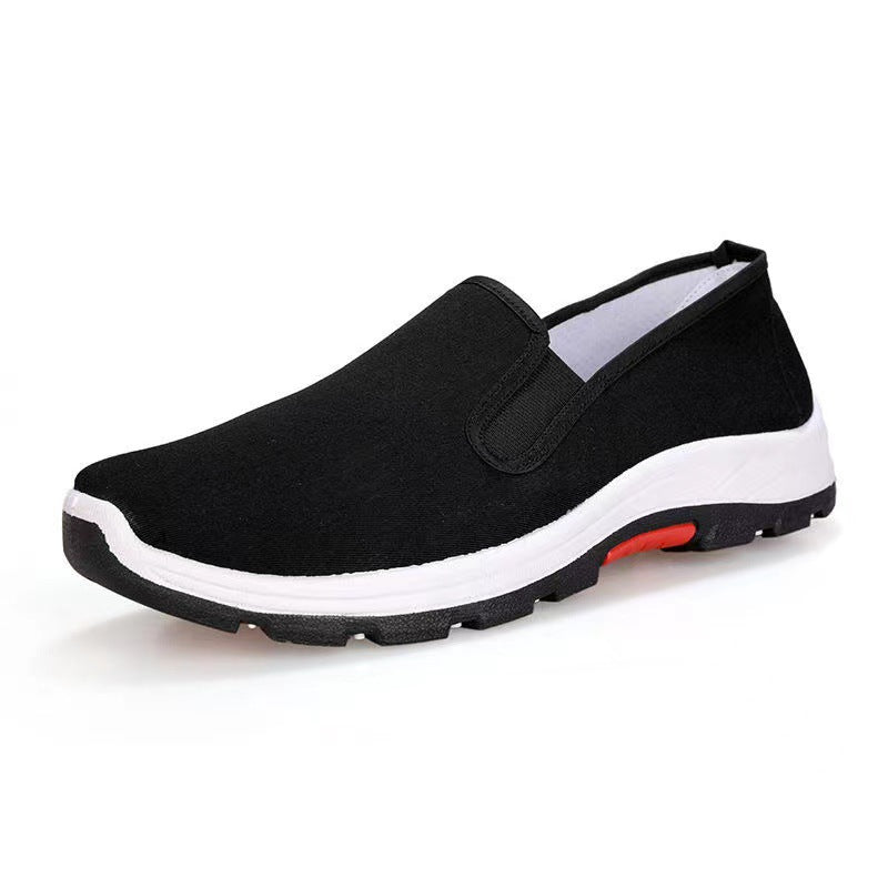 Men's Thick Two-color Sole Old Cloth Slip-on Breathable Mountaineering Casual Shoes