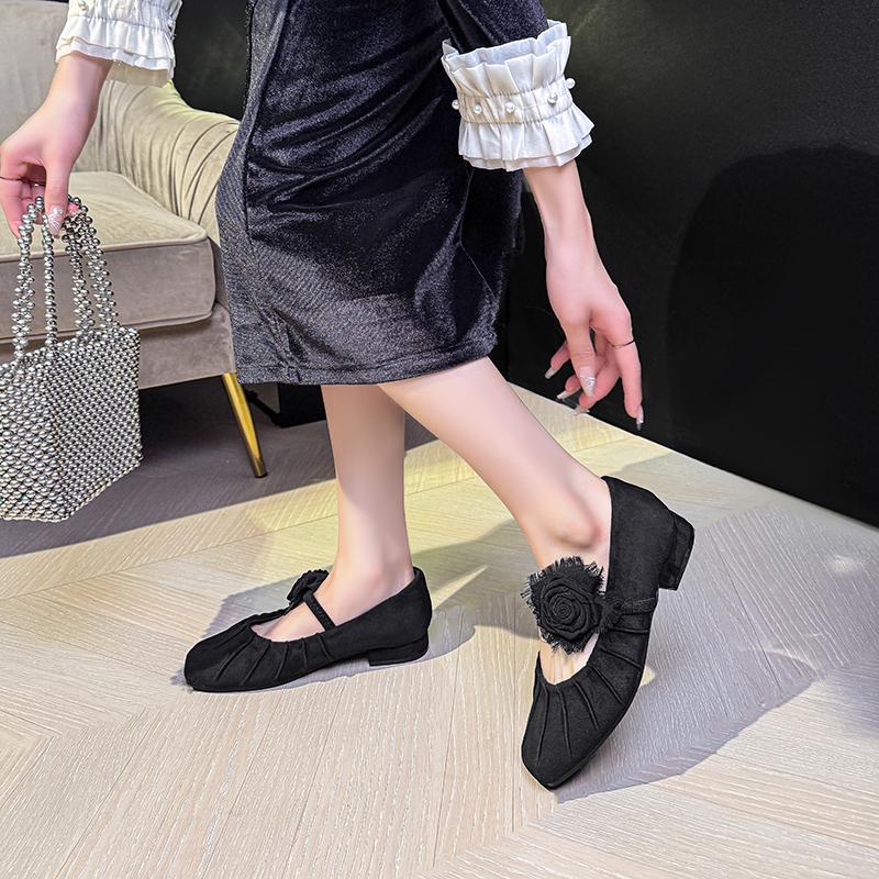 Women's Plus Size Retro Flower Fashion Evening Style Women's Shoes