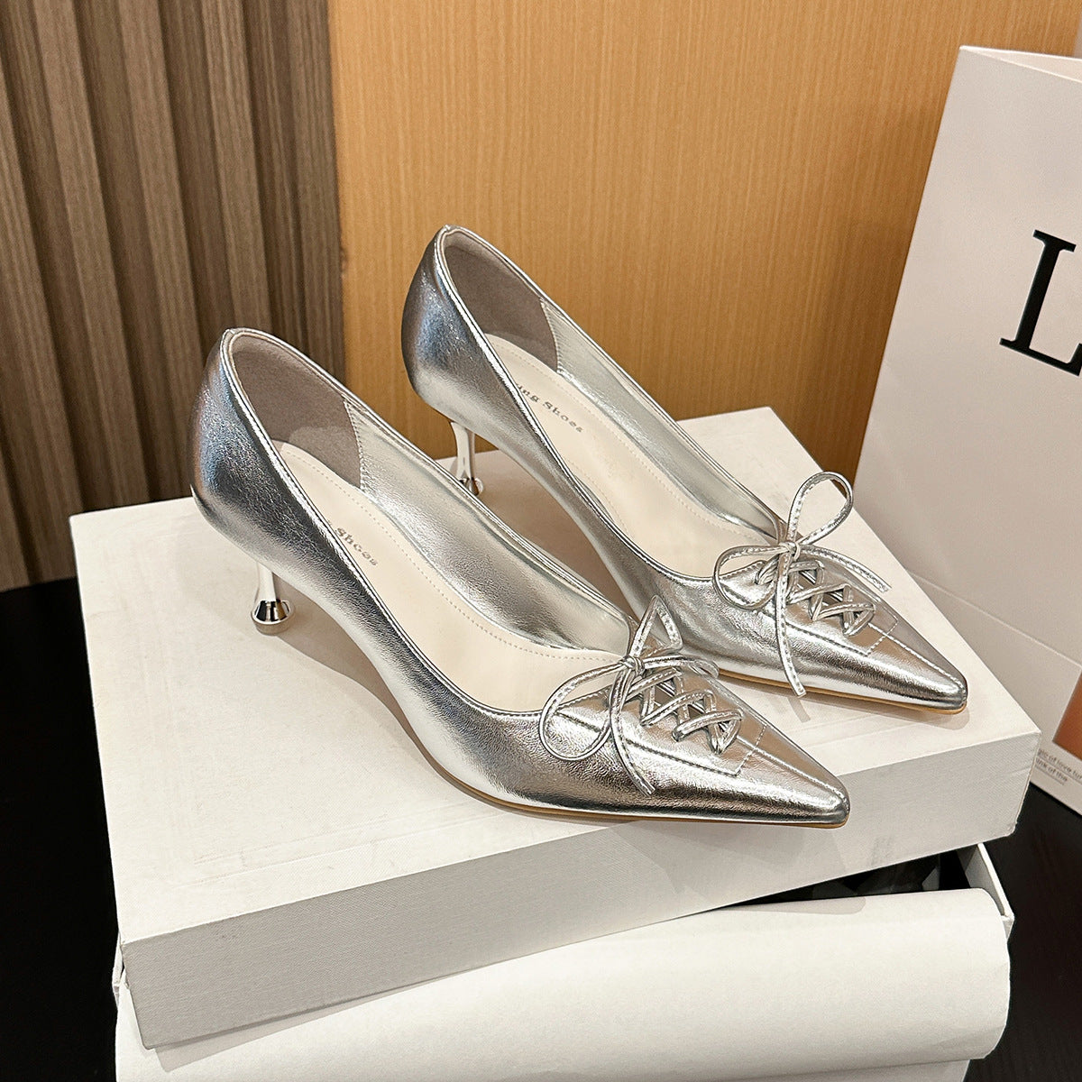 Women's Pointed Toe High Pumps Low-cut Sexy Men's Shoes