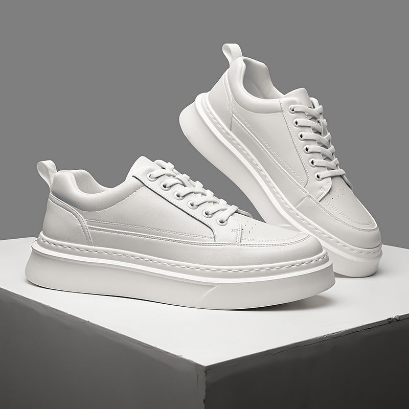 Men's White Autumn Fashion Retro Sports Lightweight Sneakers